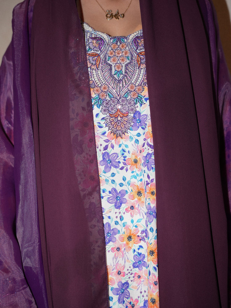 SPANISH INDIGO ABAYA
