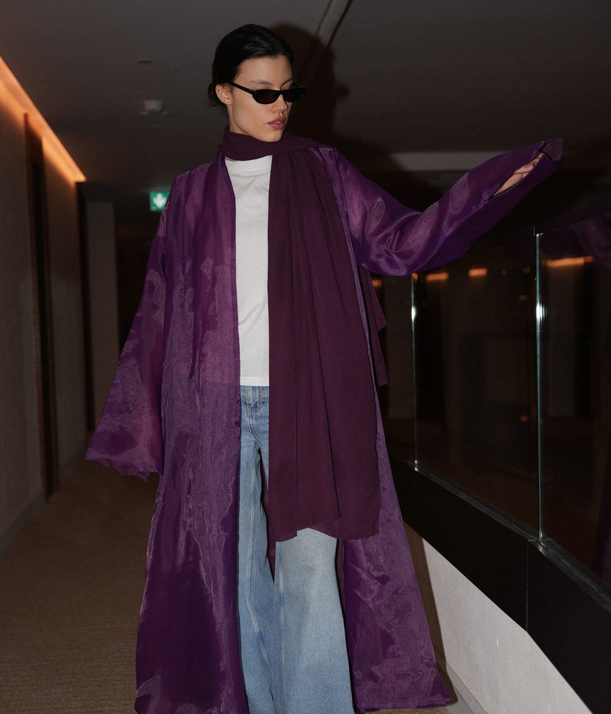 SPANISH INDIGO ABAYA