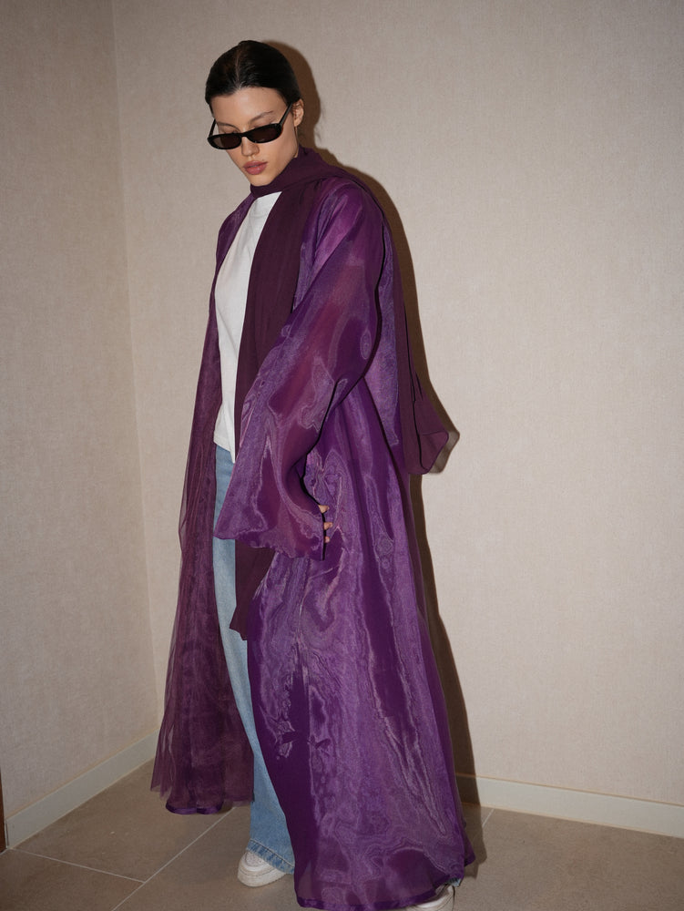 SPANISH INDIGO ABAYA